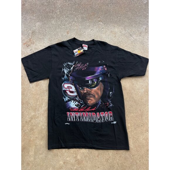 Vinta Nutmeg Dale Earnhardt "Intimidator" NASCAR Black NWT T-shirt F3 - Picture 1 of 5